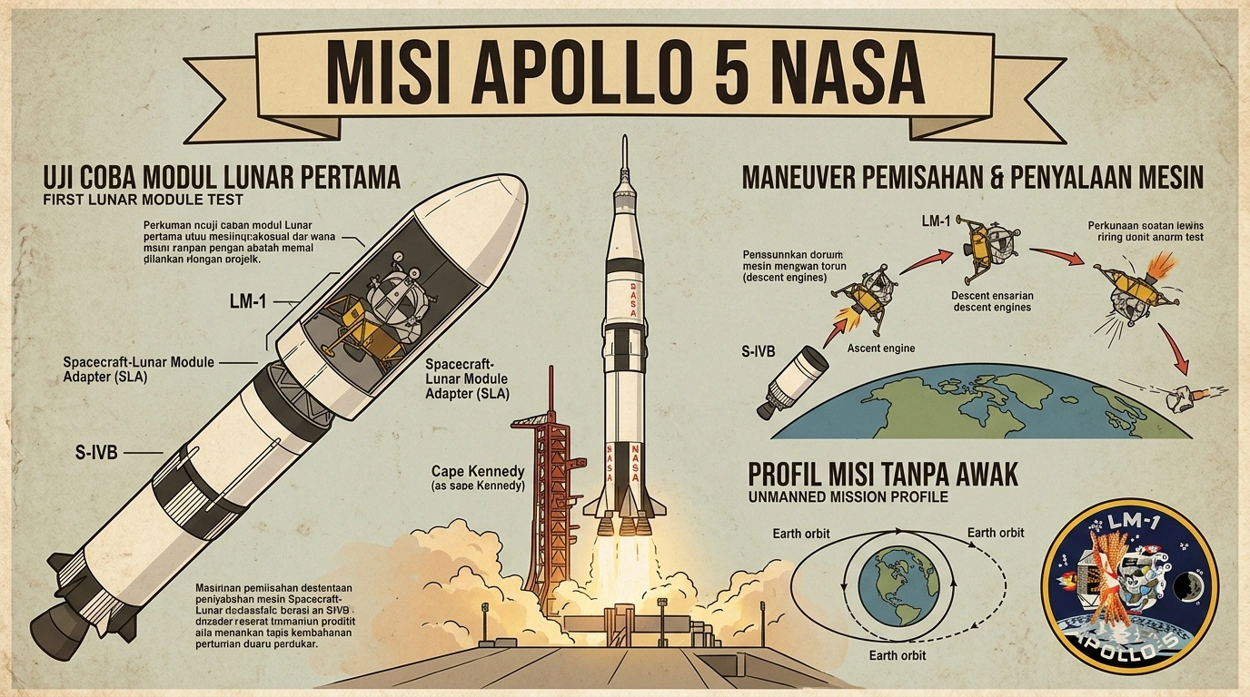 Pengujian Lunar Module Sebelum Misi Berawak Diluncurkan