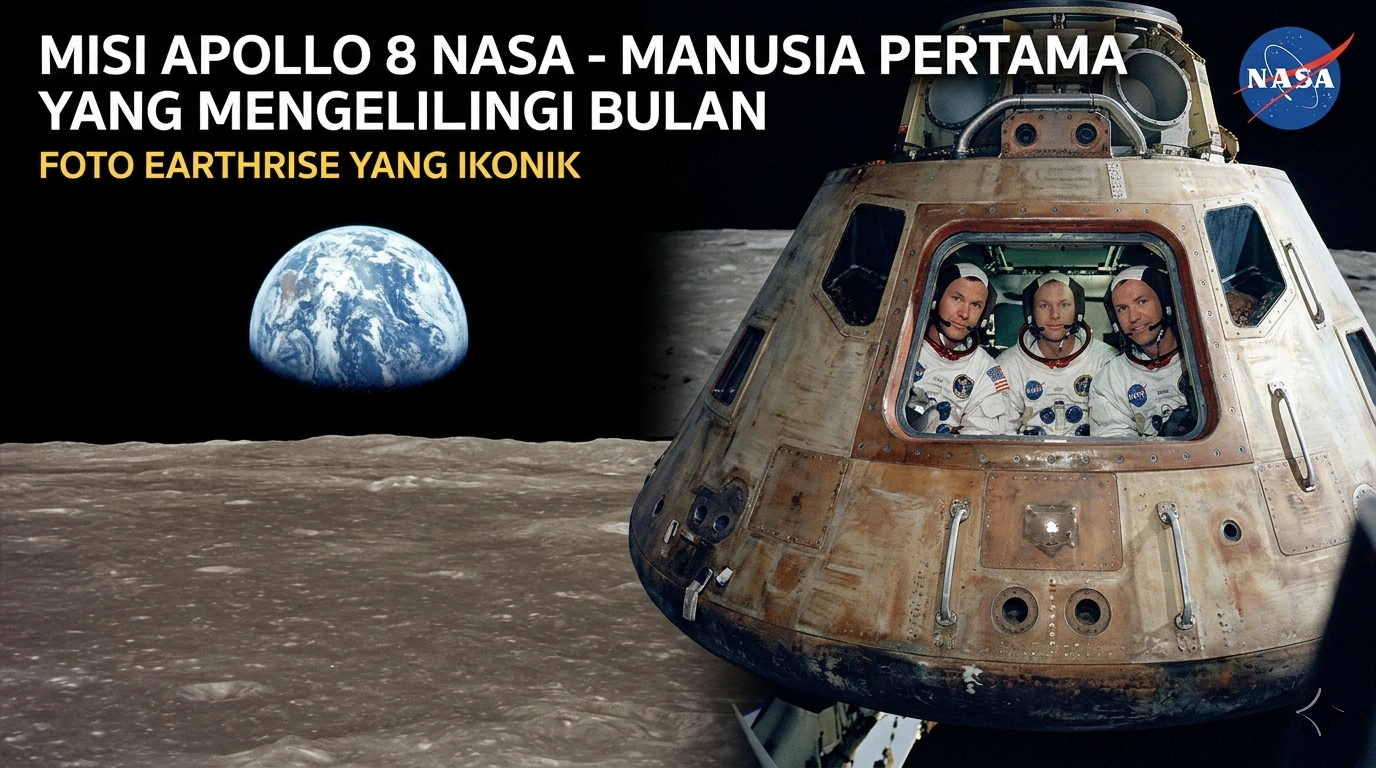 Misi Bersejarah yang Mengorbit Bulan untuk Pertama Kalinya